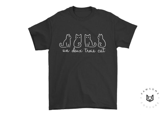 Pawsome Couture Reviews: Un Deux Trois Cat T-Shirt-Pawsome Couture®