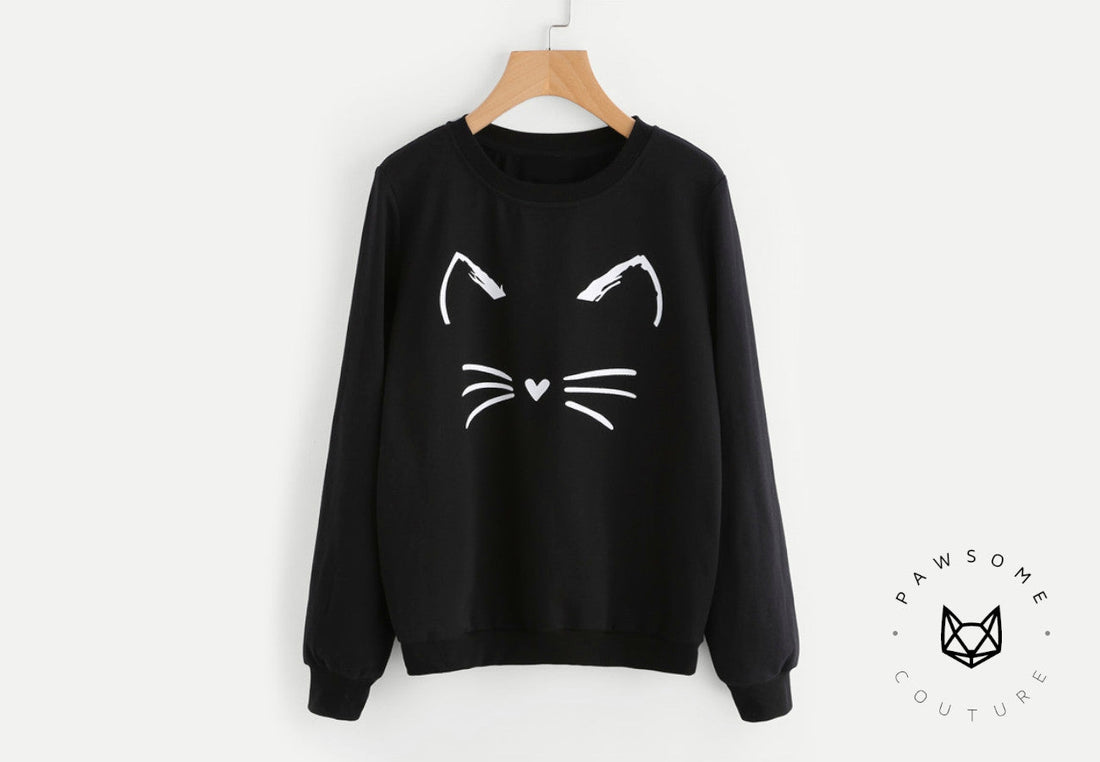 Pawsome Couture Reviews: Cute Kitty Sweatshirt | Pawsome Couture®