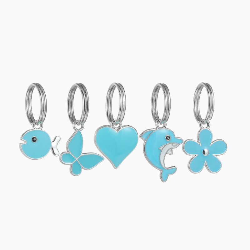 Blue Collar Charm Set