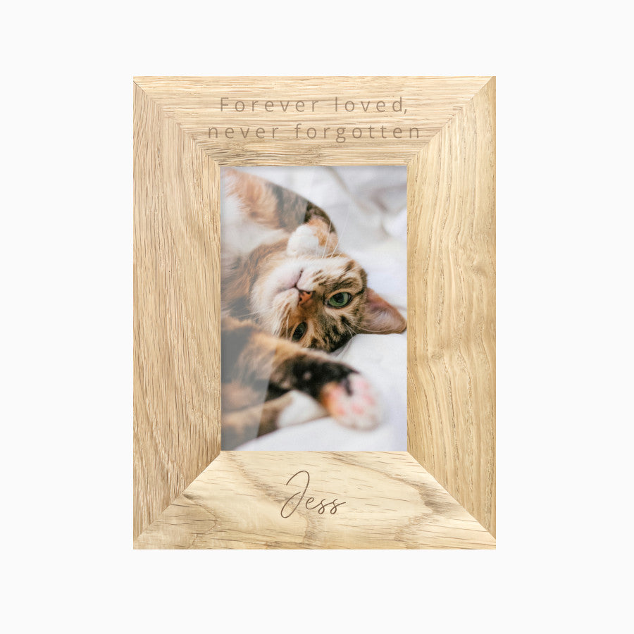 Engraved Pet Picture Frame