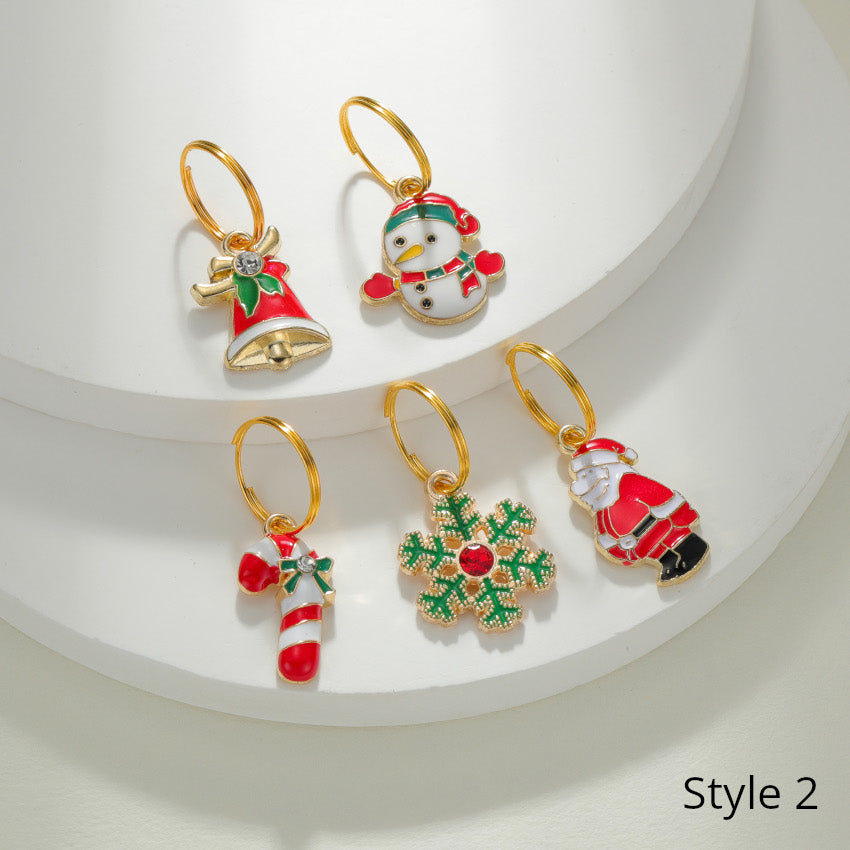 Christmas Collar Charm Set (Gold)