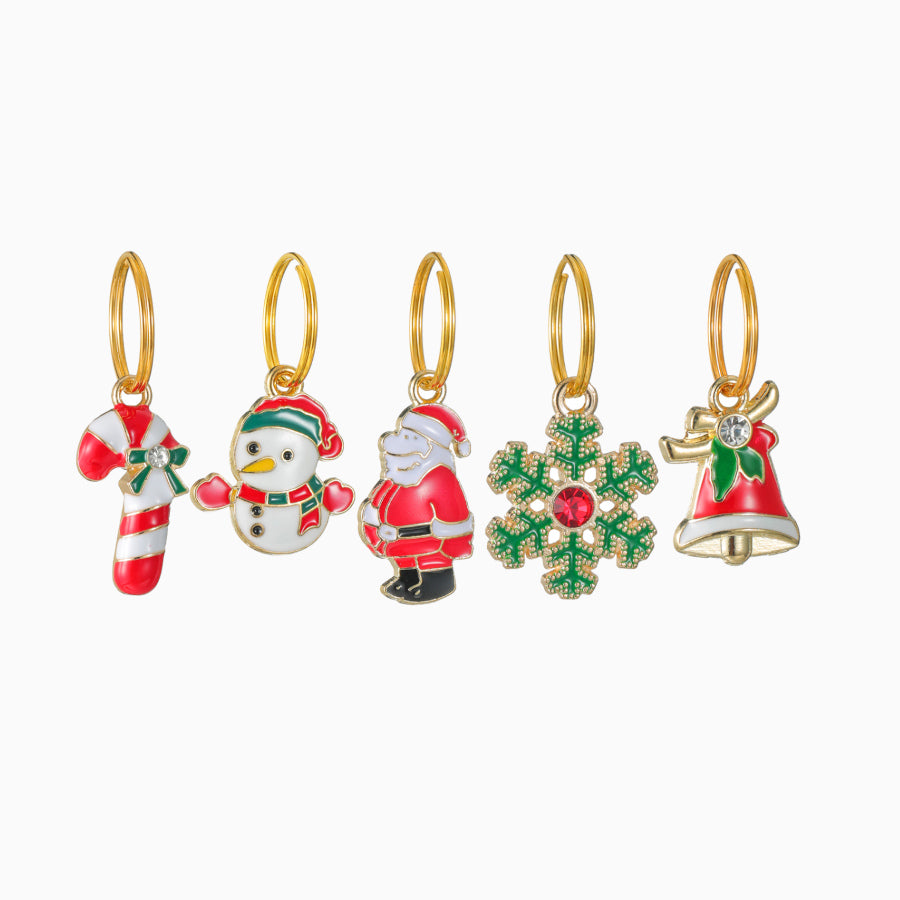 Christmas Collar Charm Set (Gold)