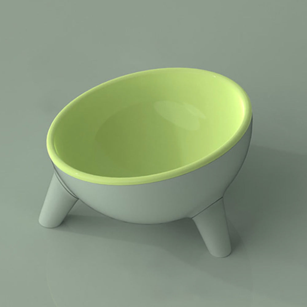 Colorful Tilted Tripod Pet Bowl