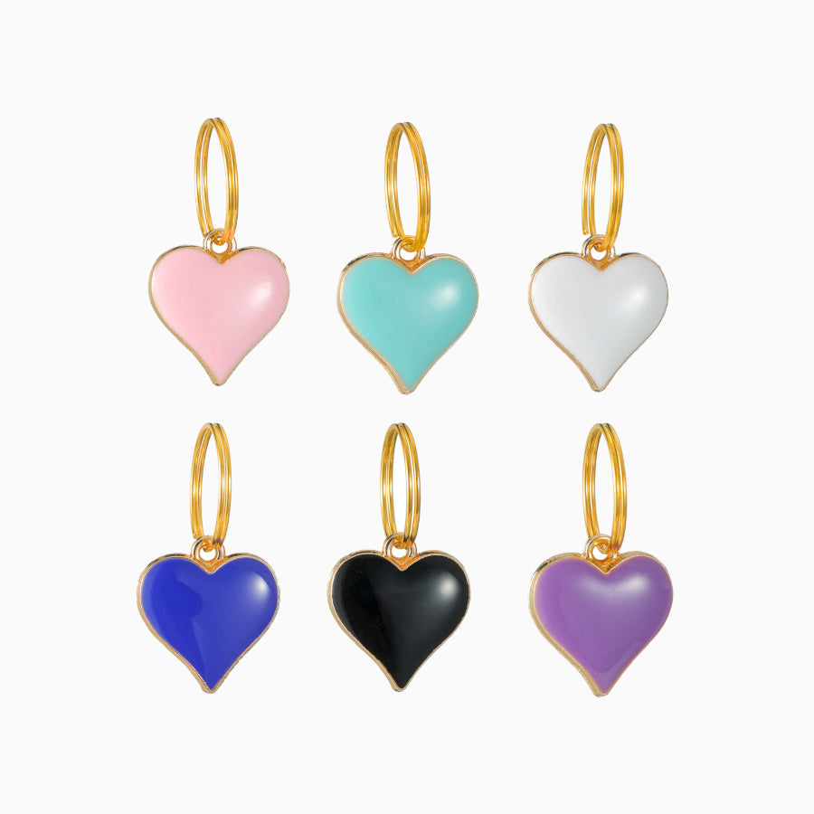 Heart Collar Charm Set