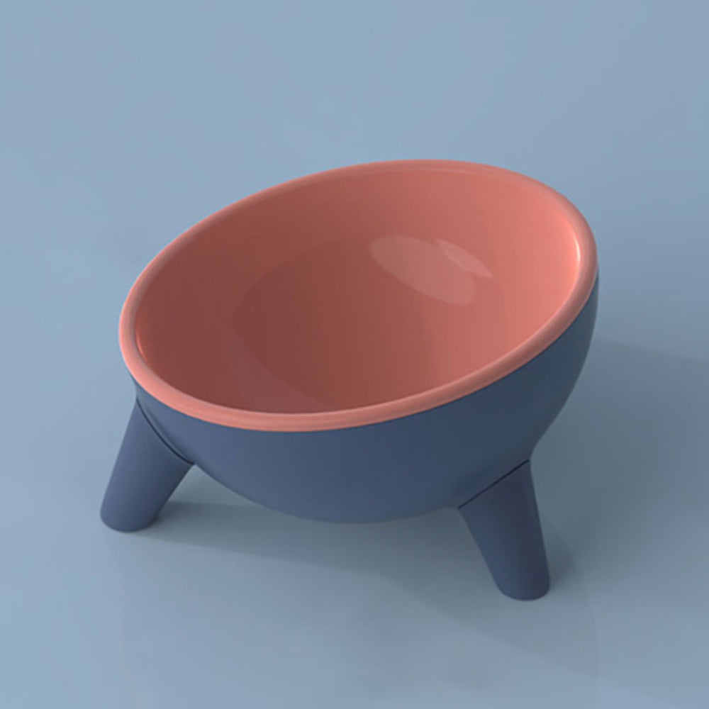 Colorful Tilted Tripod Pet Bowl