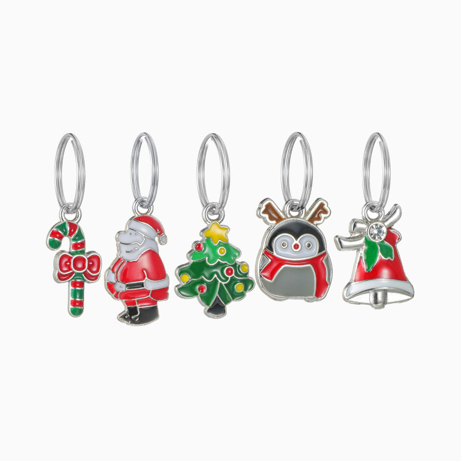 Christmas Collar Charm Set (Silver)