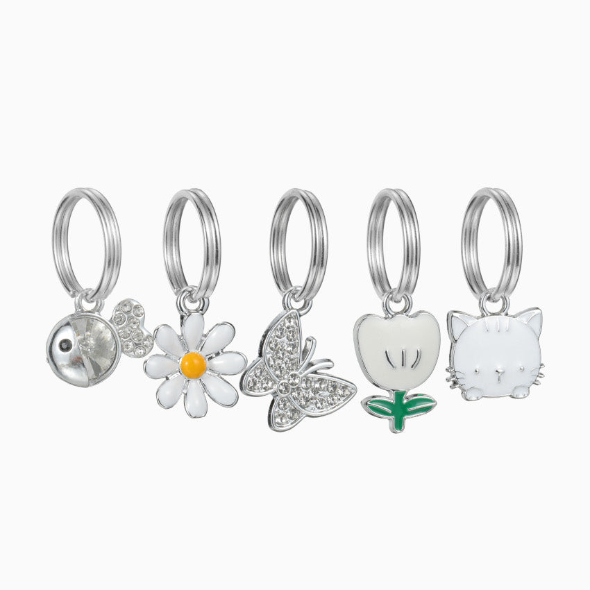 White Collar Charm Set