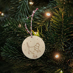 Engraved Kitty Wooden Decorations