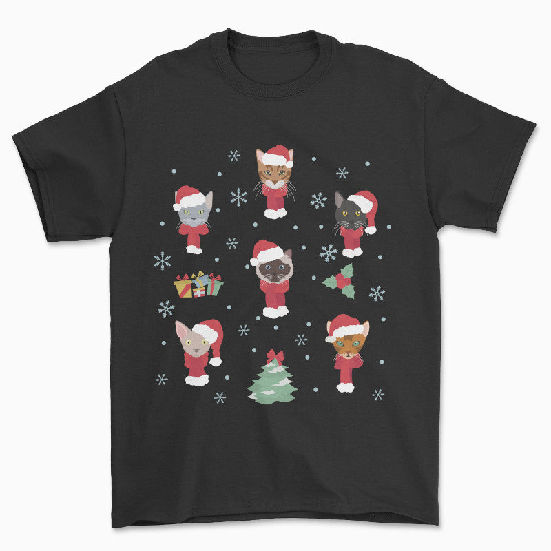 All I Want For Xmas Is Cats T-Shirt-T-shirt-Pawsome Couture®