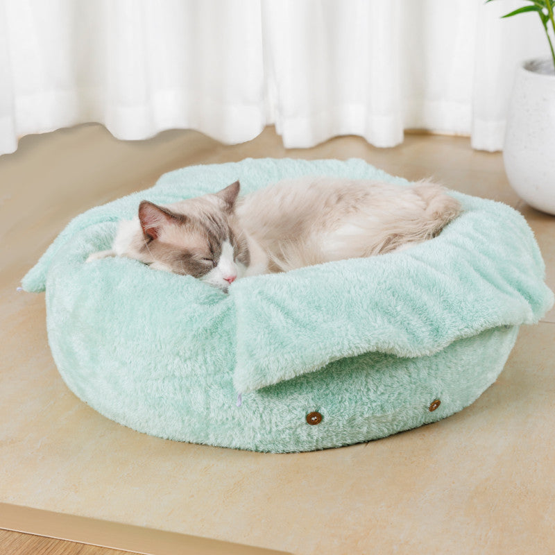 Velvet Dog & Cat Bed Set