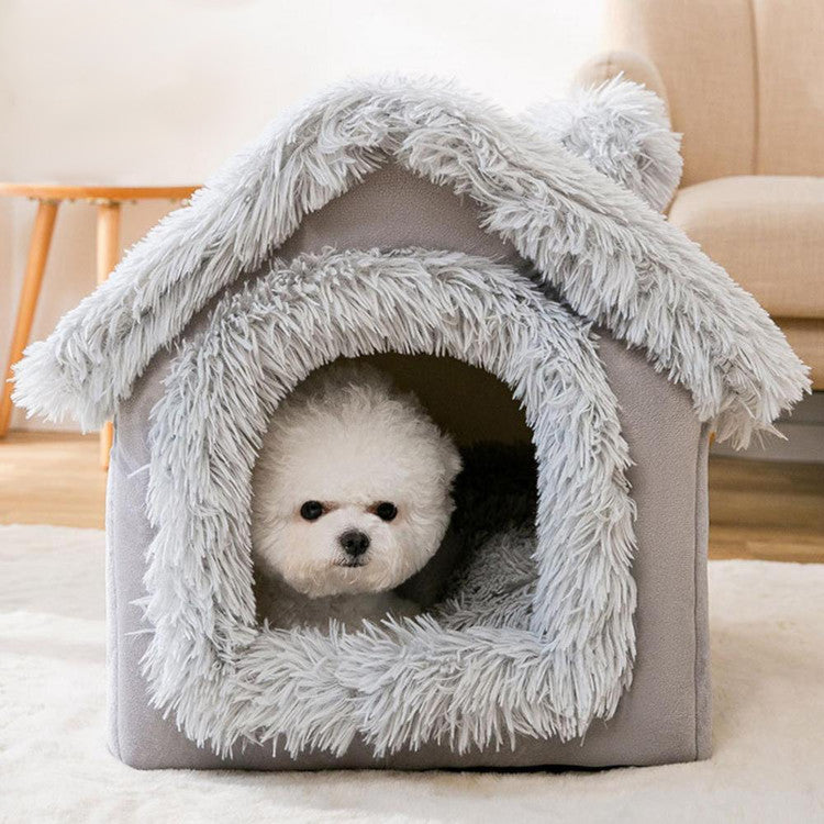 Dog house with bed best sale