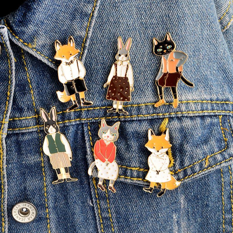 Dapper Animals Pin Set (6 Piece set) | Pawsome Couture®