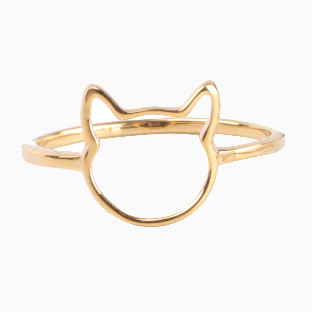 Open Cat Face Ring | Pawsome Couture®