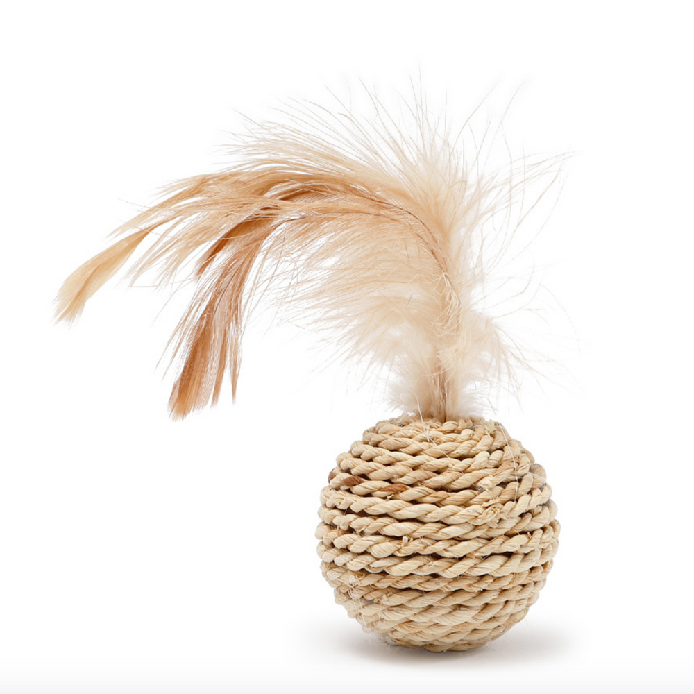 Interactive Bell & Feather Ball Set - Pawsome Couture