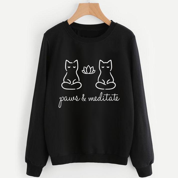 Paws & Meditate Sweatshirt - Pawsome Couture