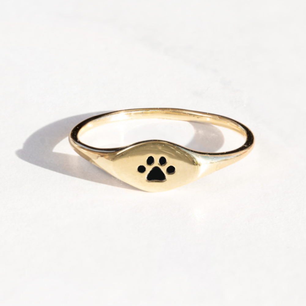 Paw Signet Ring