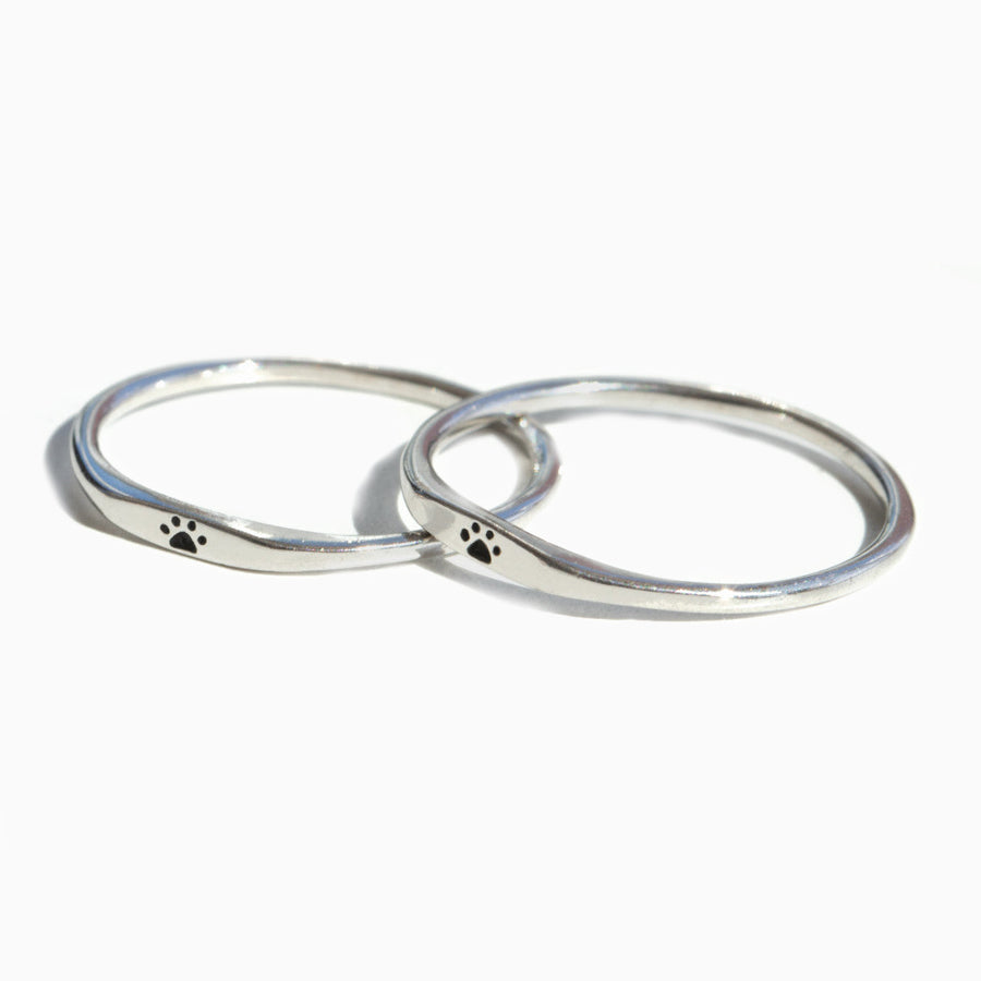 Teeny Tiny Paw Ring Set - Save 50%